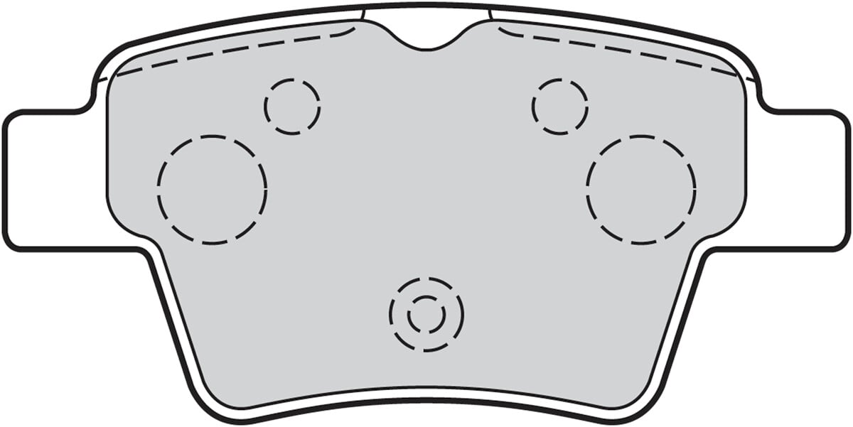 Jogo de 4 pastilhas de travão VALEO ref. 301702